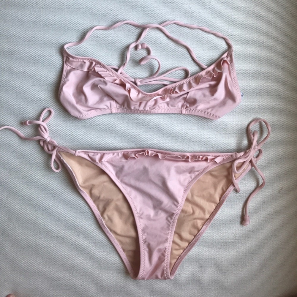Never worn J. Crew bikini - M bottom / S top